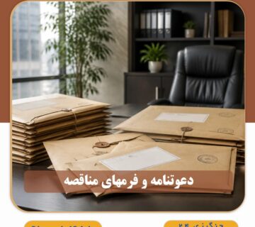 دعوتنامه و فرمهای مناقصه